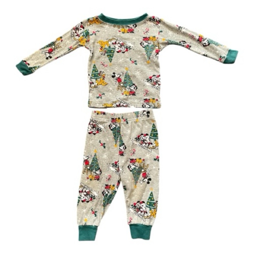 #186, DisneyKids Holiday Pajamas Set - Festive Print, size 12 mo